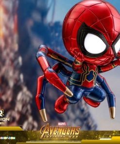 Alternative view of Cosbaby Bobblehead: Iron Spider Crawling version with Light Up function