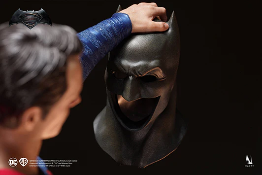 Superman with Batman Mask