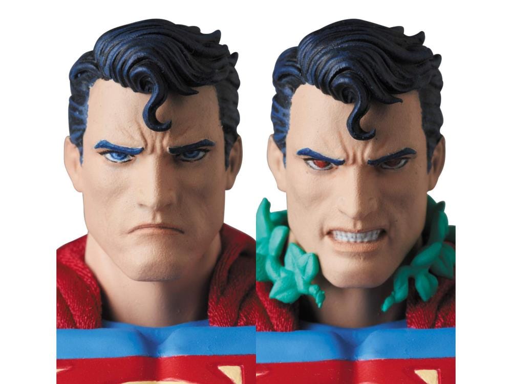 Hush Superman MAFEX detachable heads.