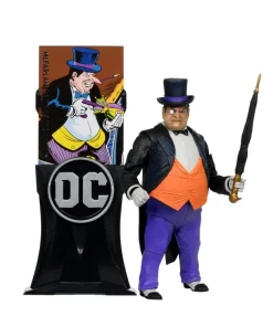 The Penguin Action Figure Trading Card with stand