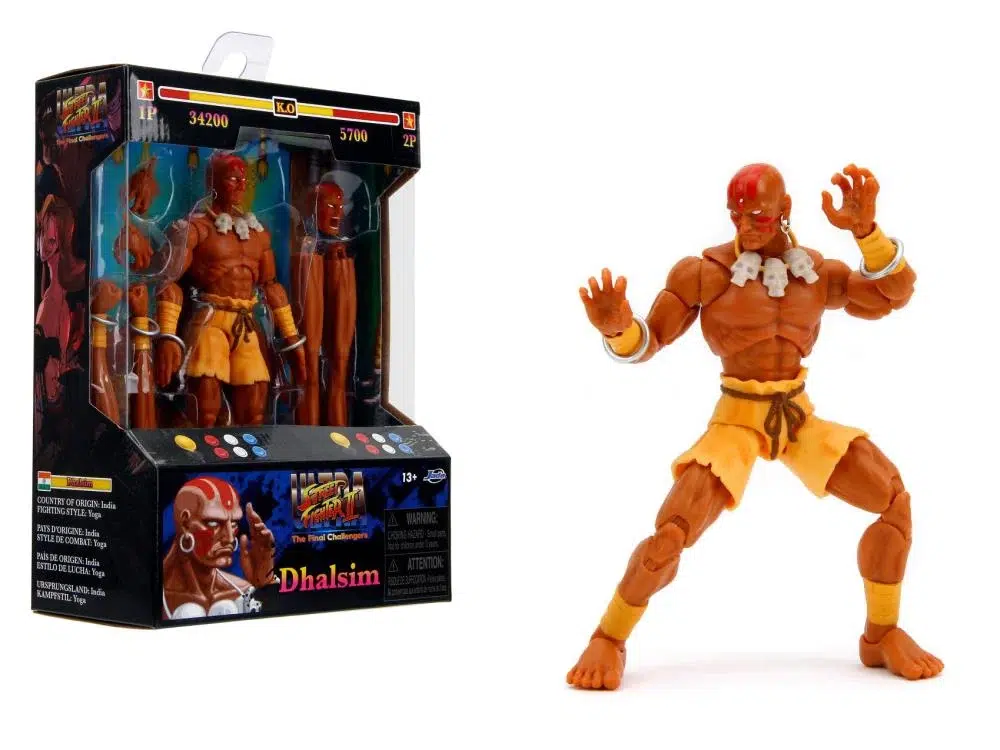 Dhalsim Action Figure and Box