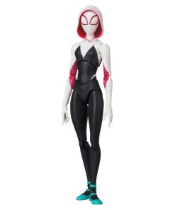 Spider-Man: Into The Spider-Verse MAFEX No.134 Spider-Gwen & Spider-Ham Action Figure Set - Image 4