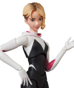 Spider-Man: Into The Spider-Verse MAFEX No.134 Spider-Gwen & Spider-Ham Action Figure Set - Image 7