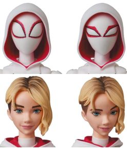Spider-Man: Into The Spider-Verse MAFEX No.134 Spider-Gwen & Spider-Ham Action Figure Set - Image 11