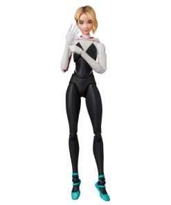 Spider-Man: Into The Spider-Verse MAFEX No.134 Spider-Gwen & Spider-Ham Action Figure Set - Image 6