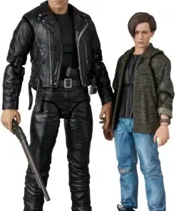 Alternative view of Terminator 2: Judgement Day MAFEX No.280 T-800 (T2 Ver.) and John Connor Action Figure Two-Pack