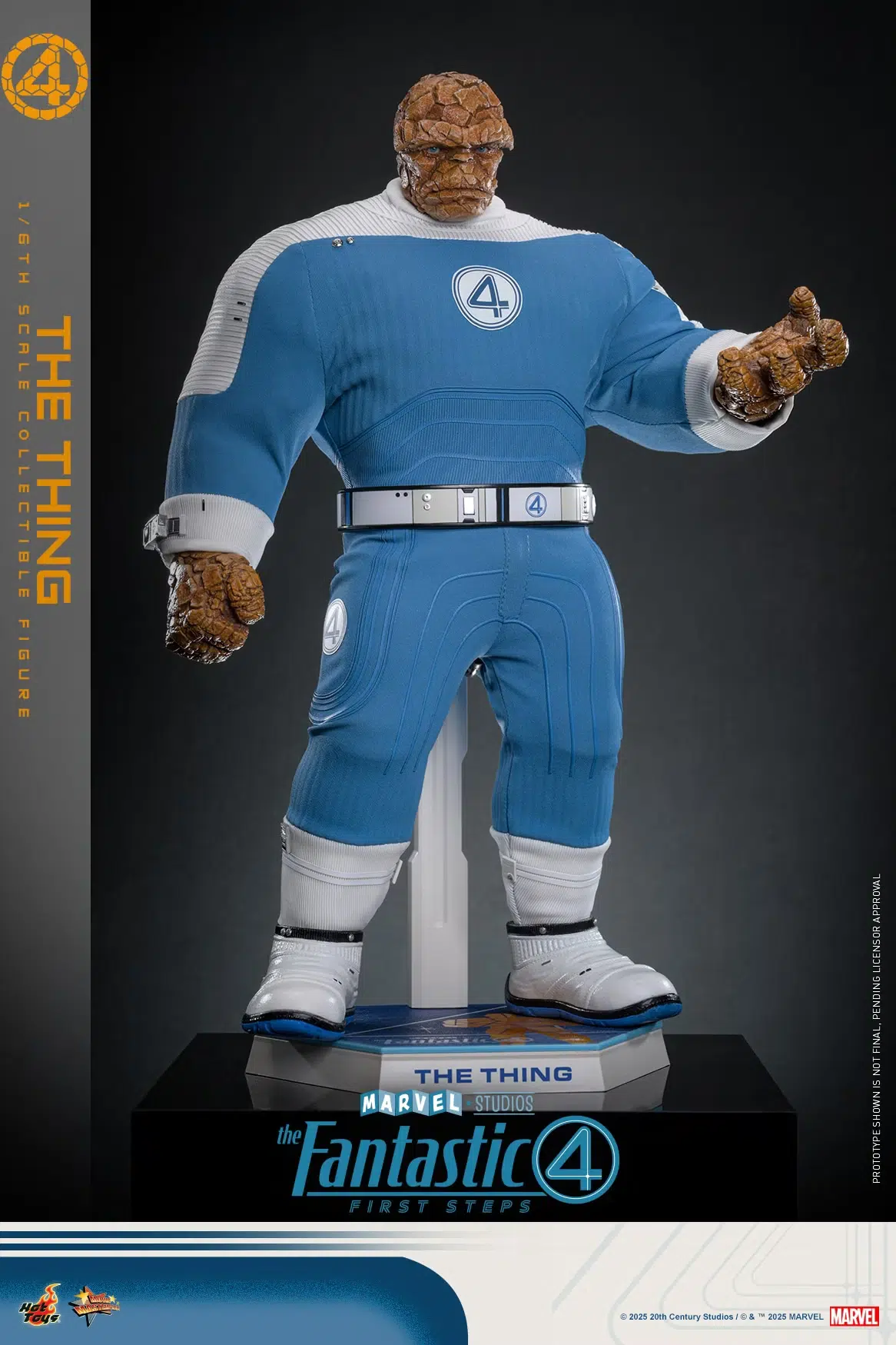 The Fantastic Four: First Steps - The Thing 1/6th Scale Collectible Figure - Image 10