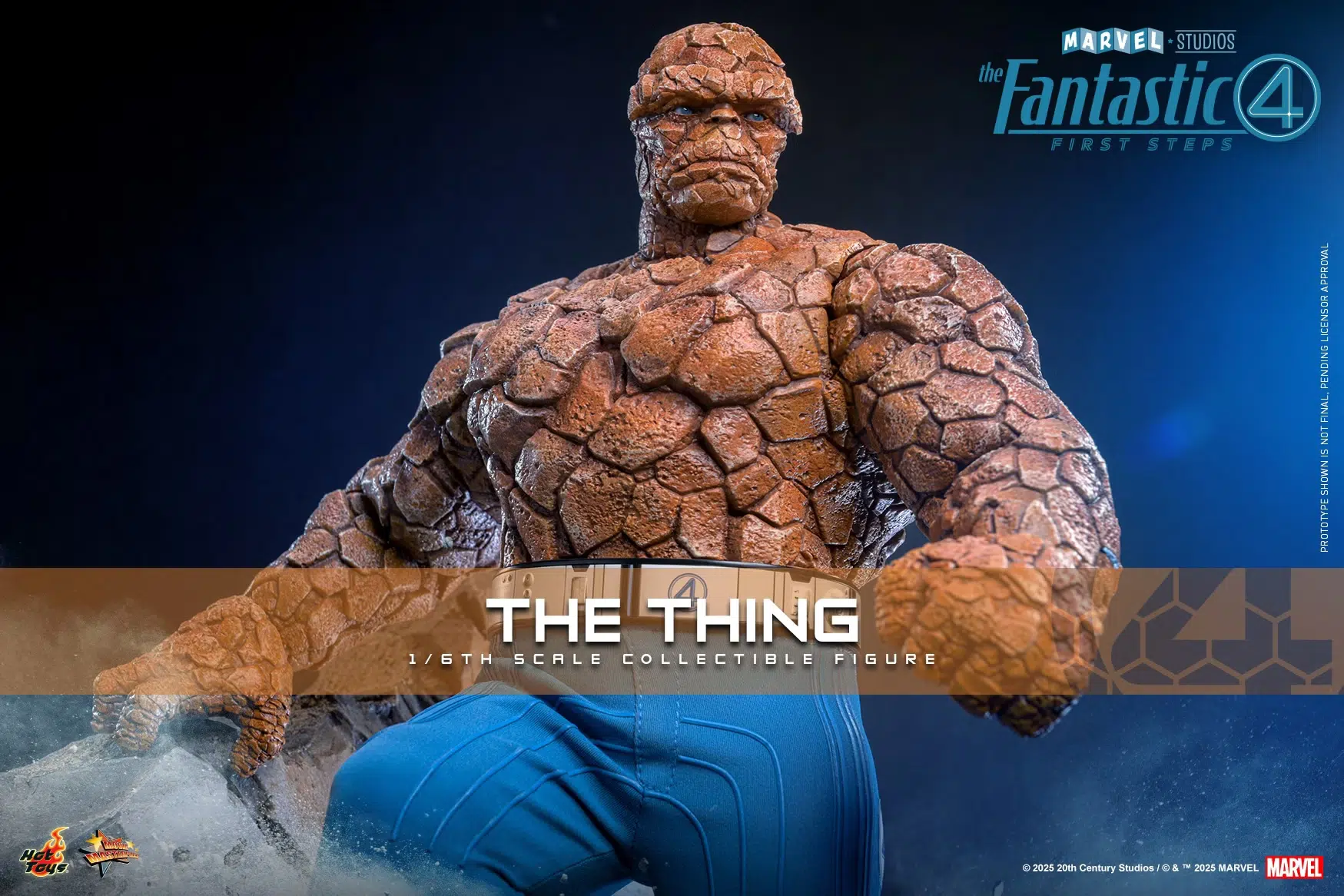 The Fantastic Four: First Steps - The Thing 1/6th Scale Collectible Figure - Image 8