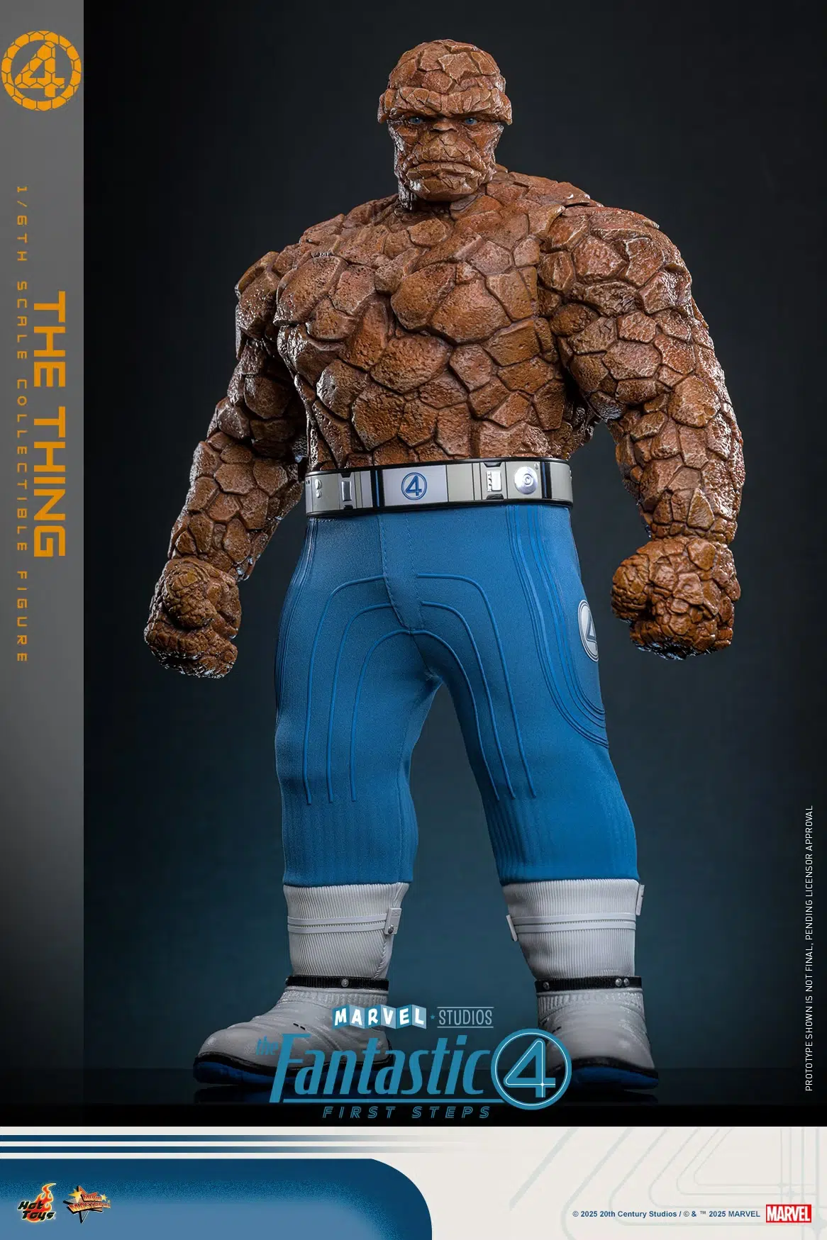 The Fantastic Four: First Steps - The Thing 1/6th Scale Collectible Figure - Image 7