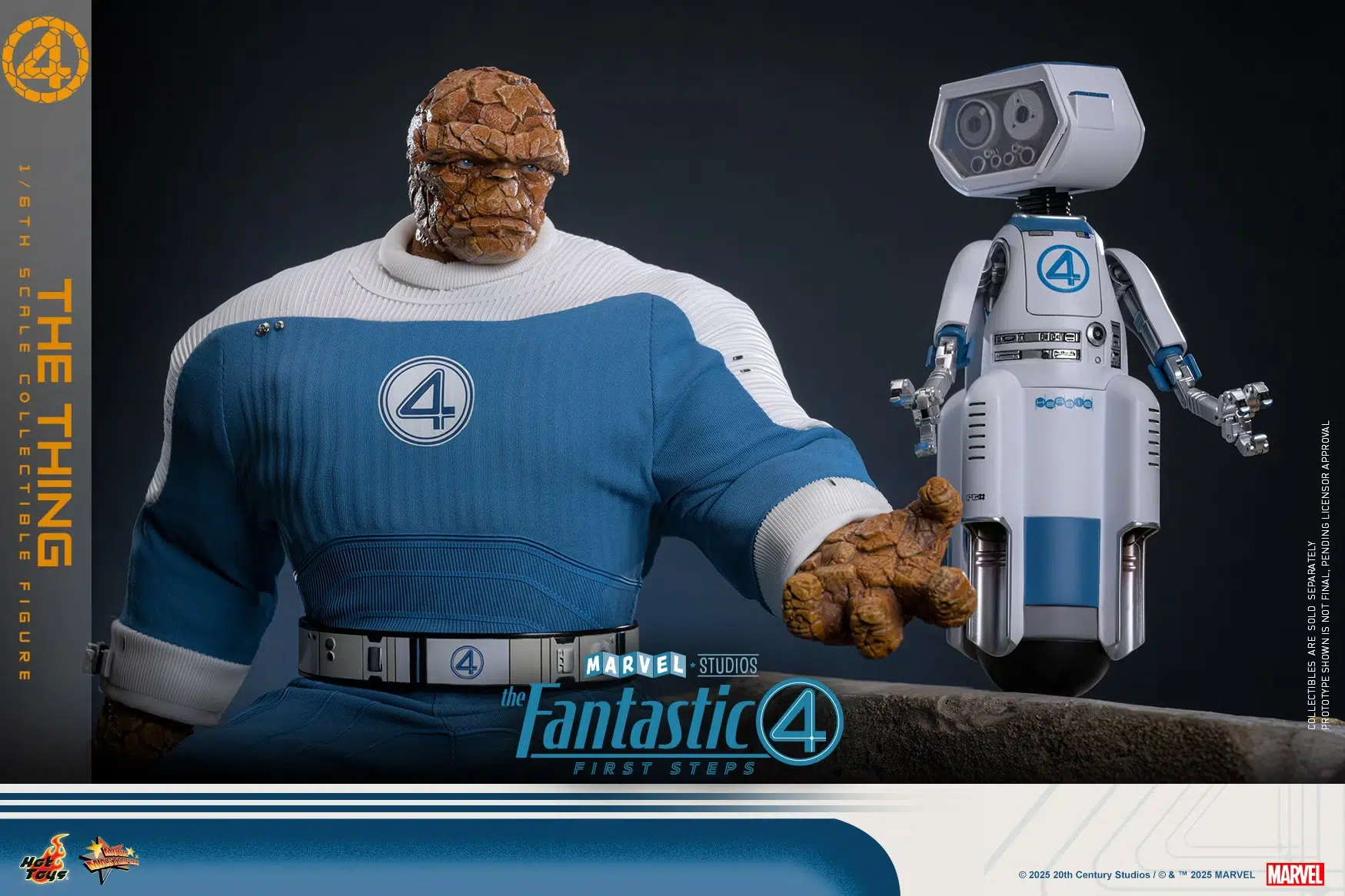 The Fantastic Four: First Steps - The Thing 1/6th Scale Collectible Figure - Image 5