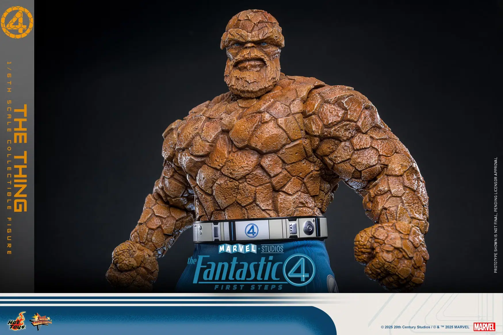 The Fantastic Four: First Steps - The Thing 1/6th Scale Collectible Figure - Image 2