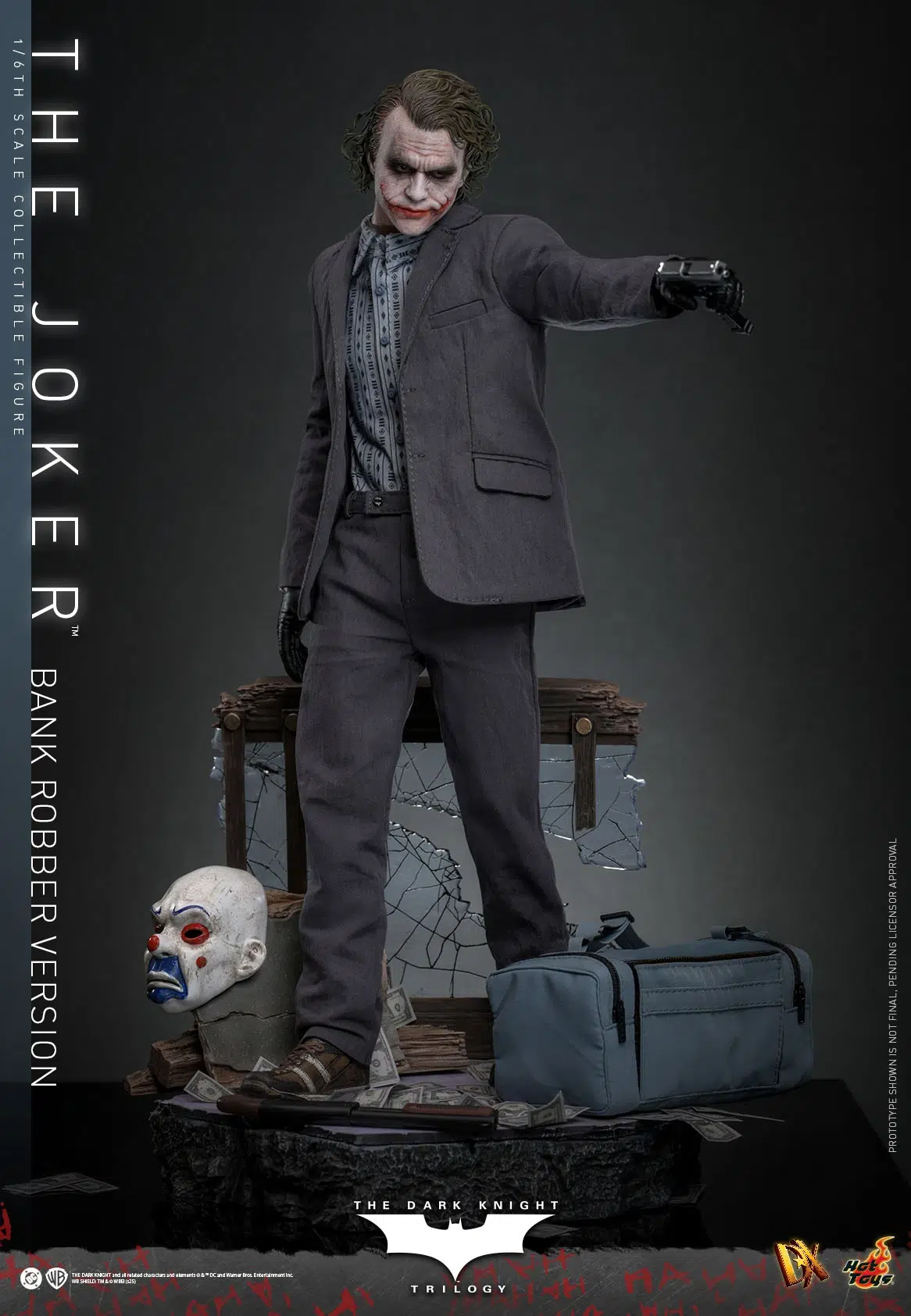 The Joker (Bank Robber Version) DX50 1/6th Scale Collectible Figure - Image 4