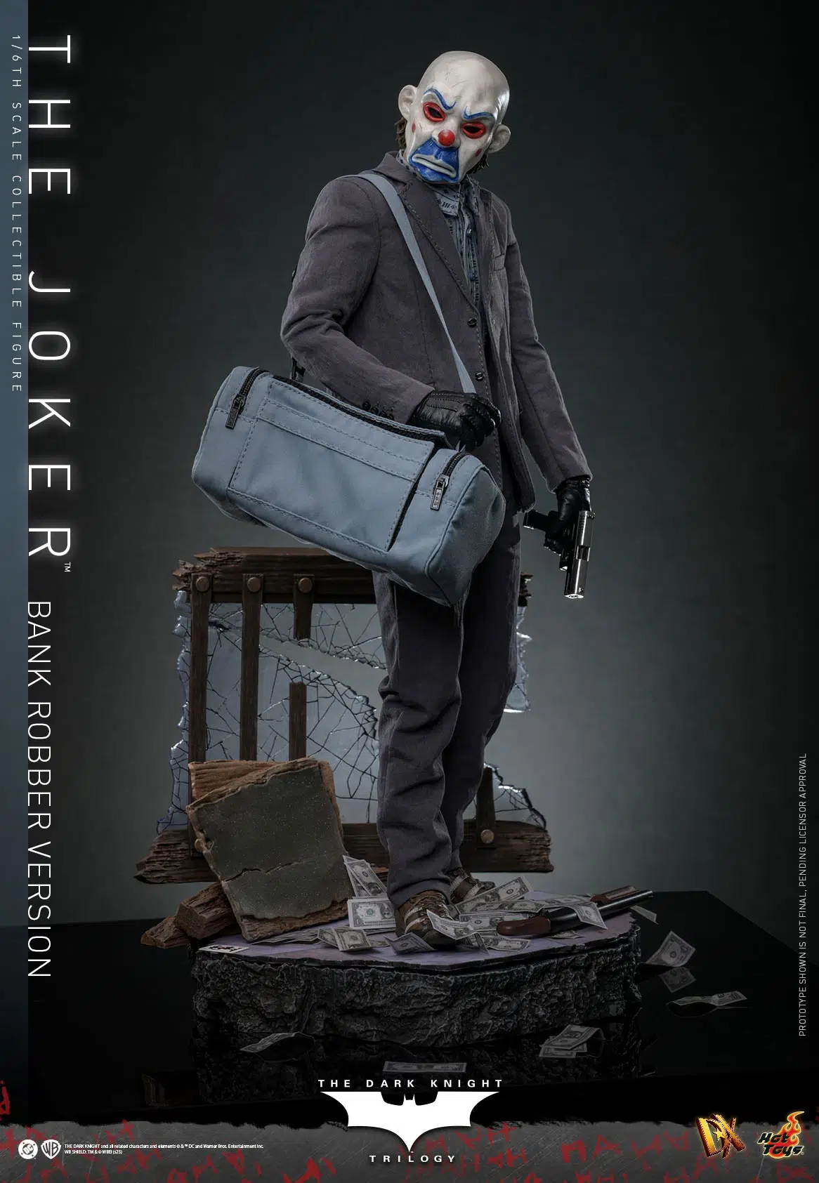 The Joker (Bank Robber Version) DX50 1/6th Scale Collectible Figure - Image 5