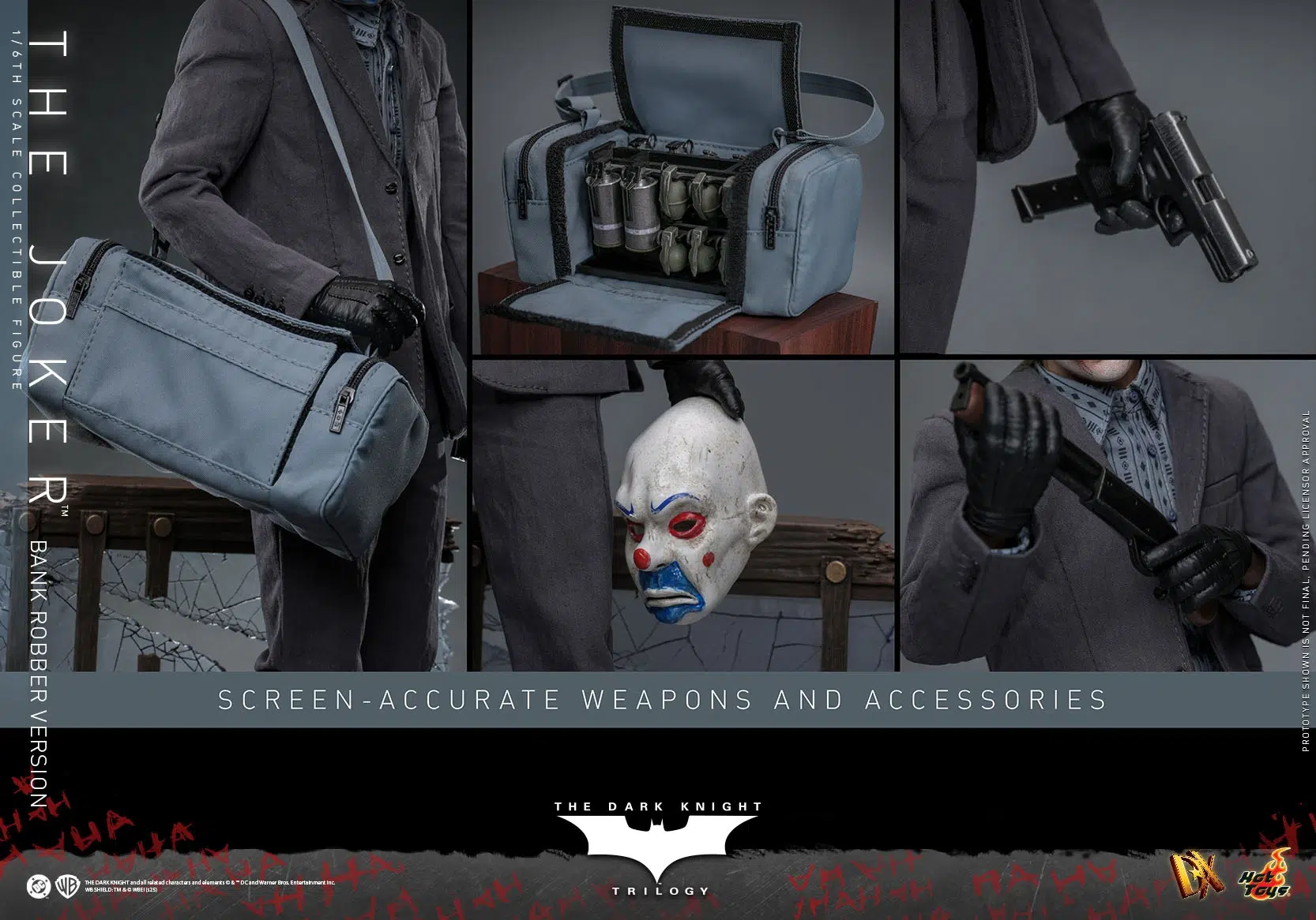 The Joker (Bank Robber Version) DX50 1/6th Scale Collectible Figure - Image 16
