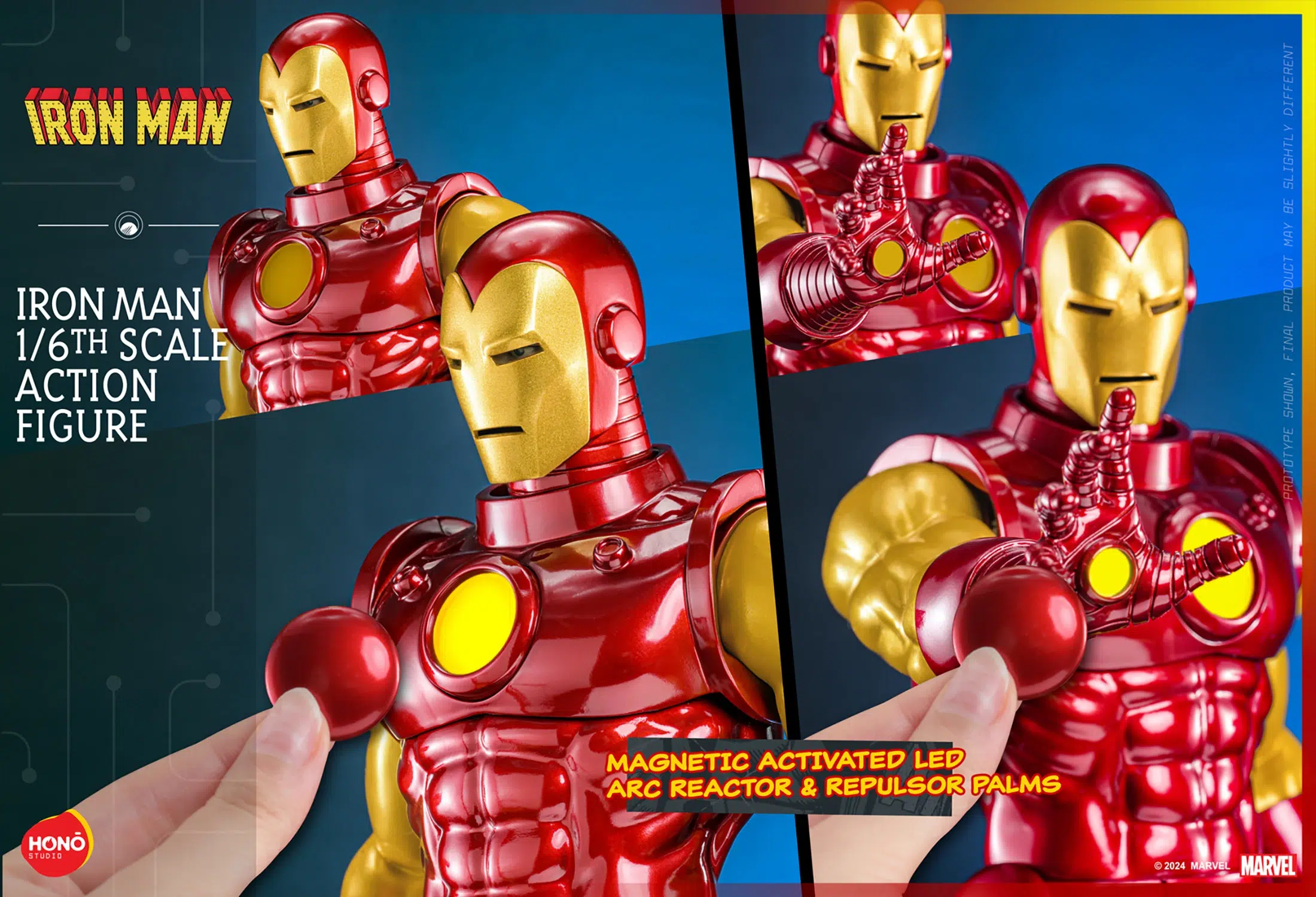 Hot Toys Hono Studio 1/6 HS05 Iron Man Comic Version - Image 17