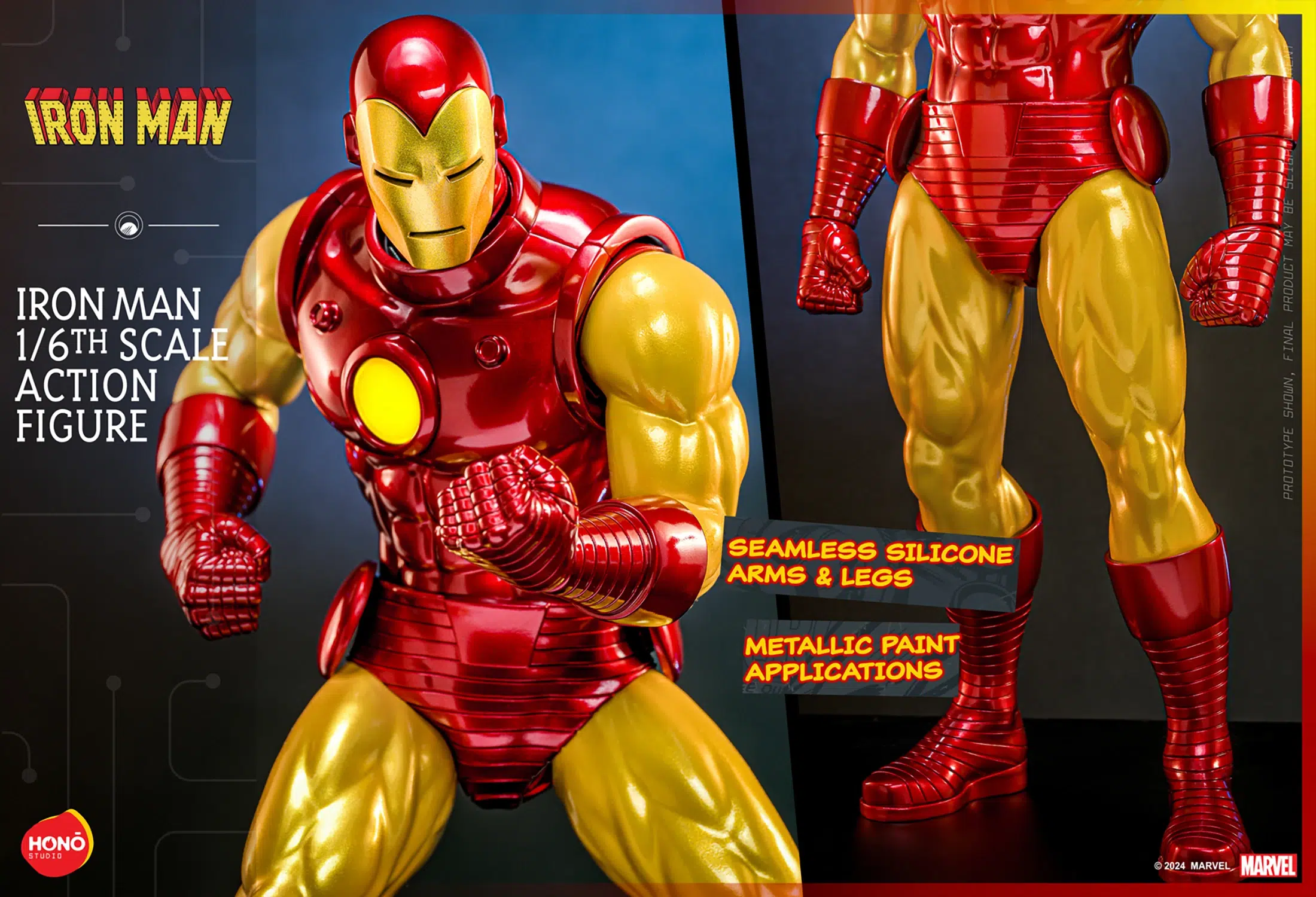 Hot Toys Hono Studio 1/6 HS05 Iron Man Comic Version - Image 19