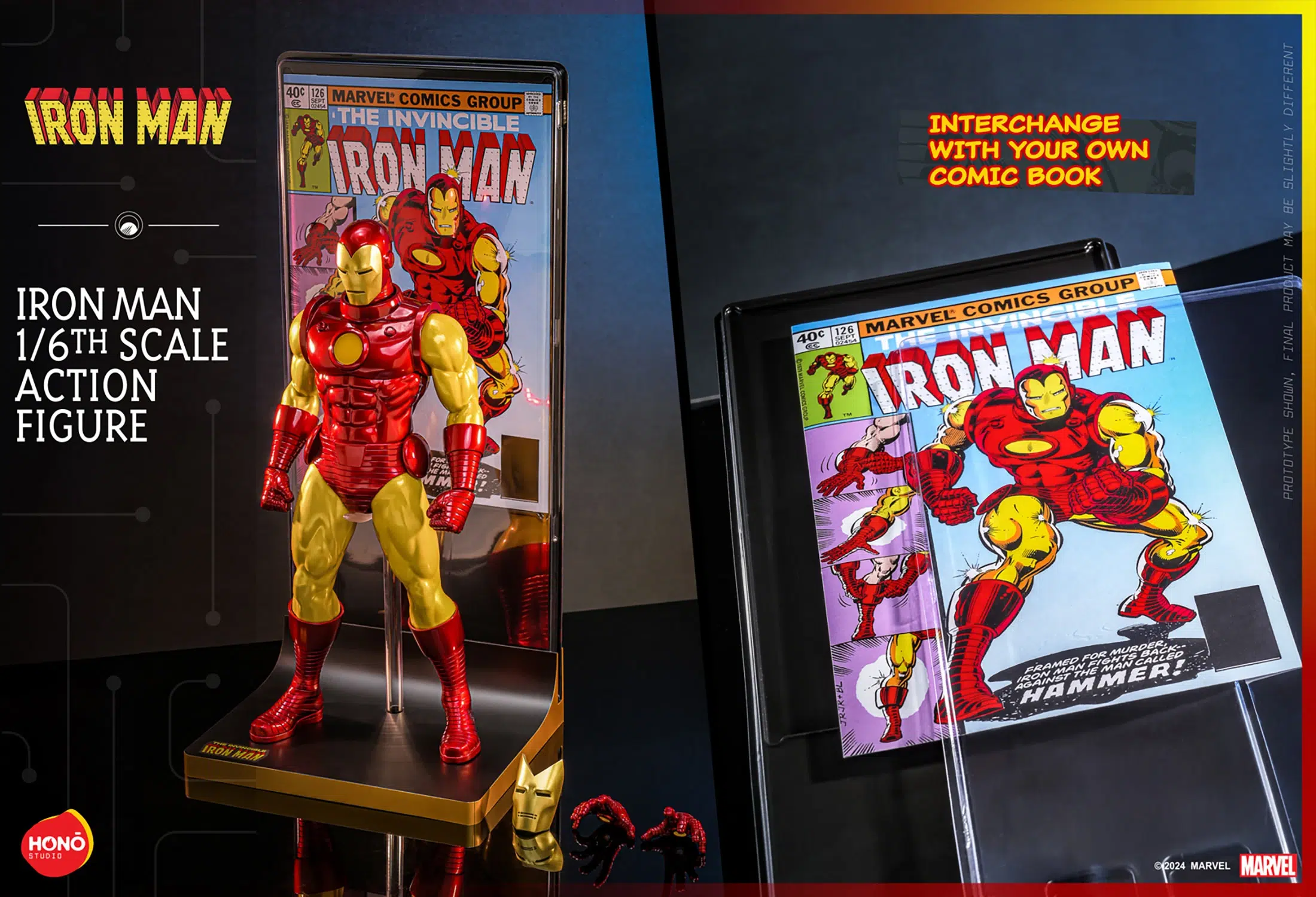 Hot Toys Hono Studio 1/6 HS05 Iron Man Comic Version - Image 21