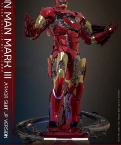 Iron Man Mark III (Armor Suit Up Version) 1/6th Scale Collectible Figure - Image 9