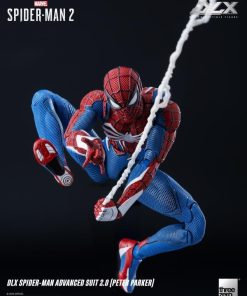 Marvel's Spider-Man 2 DLX Spider-Man Advanced Suit 2.0 (Peter Parker) Action Figure - Image 6