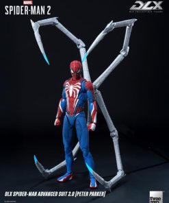 Alternative view of Marvel's Spider-Man 2 DLX Spider-Man Advanced Suit 2.0 (Peter Parker) Action Figure