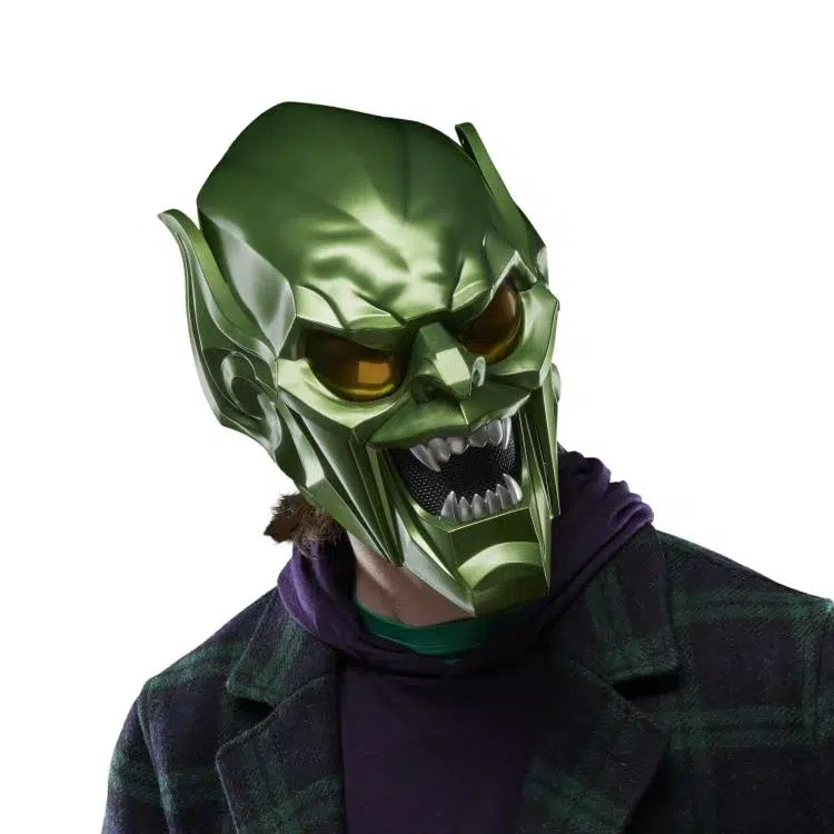 Spider-Man: No Way Home Marvel Legends Green Goblin 1:1 Scale Wearable Helmet - Image 16