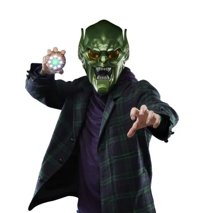 Spider-Man: No Way Home Marvel Legends Green Goblin 1:1 Scale Wearable Helmet - Image 19