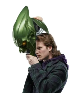 Spider-Man: No Way Home Marvel Legends Green Goblin 1:1 Scale Wearable Helmet - Image 14