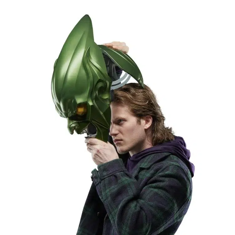 Spider-Man: No Way Home Marvel Legends Green Goblin 1:1 Scale Wearable Helmet - Image 14