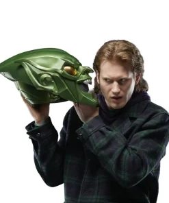Spider-Man: No Way Home Marvel Legends Green Goblin 1:1 Scale Wearable Helmet - Image 11