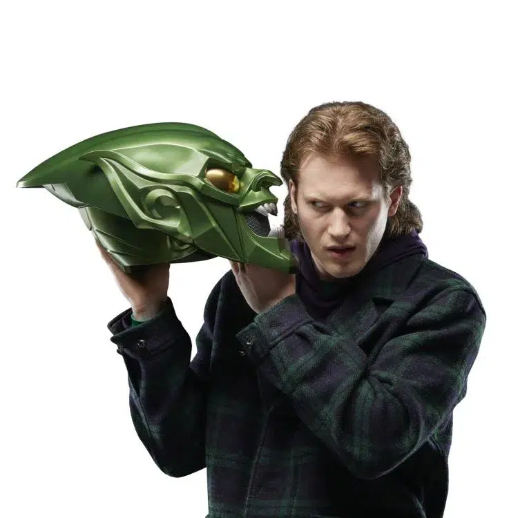 Spider-Man: No Way Home Marvel Legends Green Goblin 1:1 Scale Wearable Helmet - Image 11