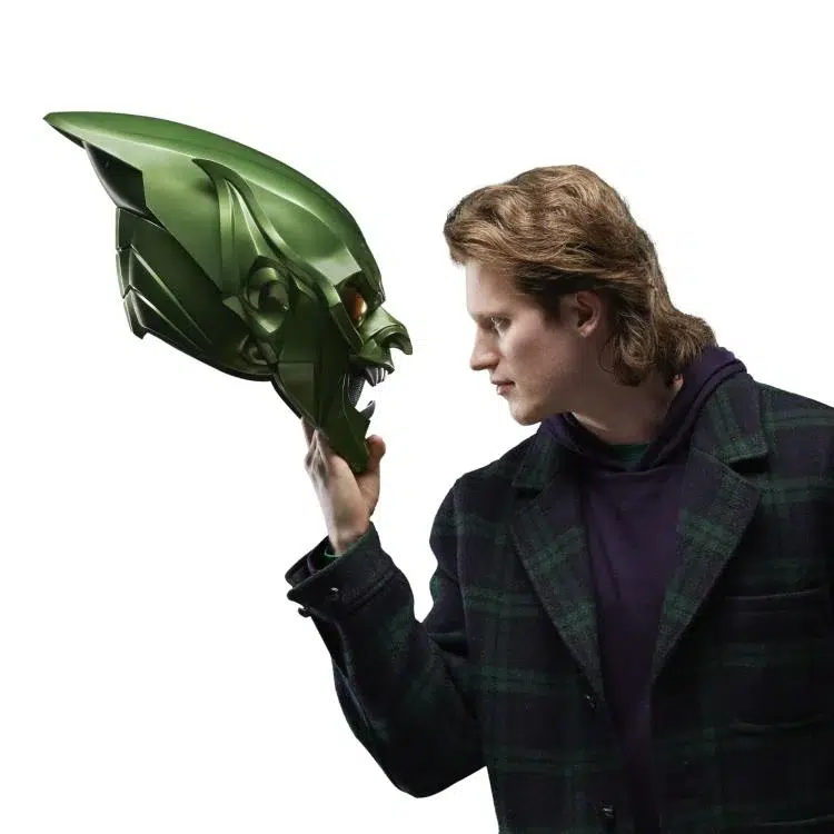 Spider-Man: No Way Home Marvel Legends Green Goblin 1:1 Scale Wearable Helmet - Image 9