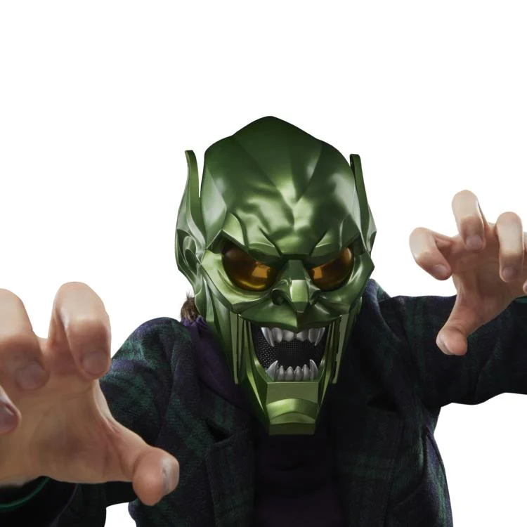 Spider-Man: No Way Home Marvel Legends Green Goblin 1:1 Scale Wearable Helmet - Image 18