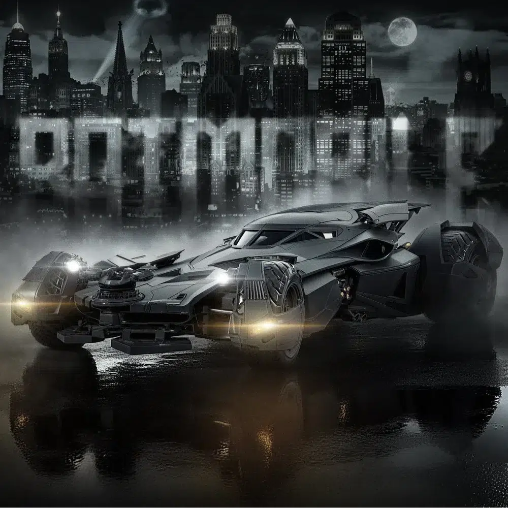 Justice League Batmobile 1/12 Scale Model Kit