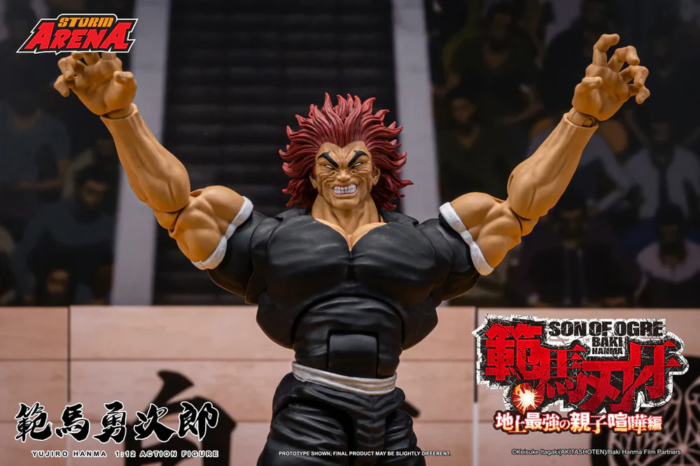 Baki Hanma: Son of Ogre Storm Arena Yujiro Hanma 1/12 Scale Action Figure - Image 4