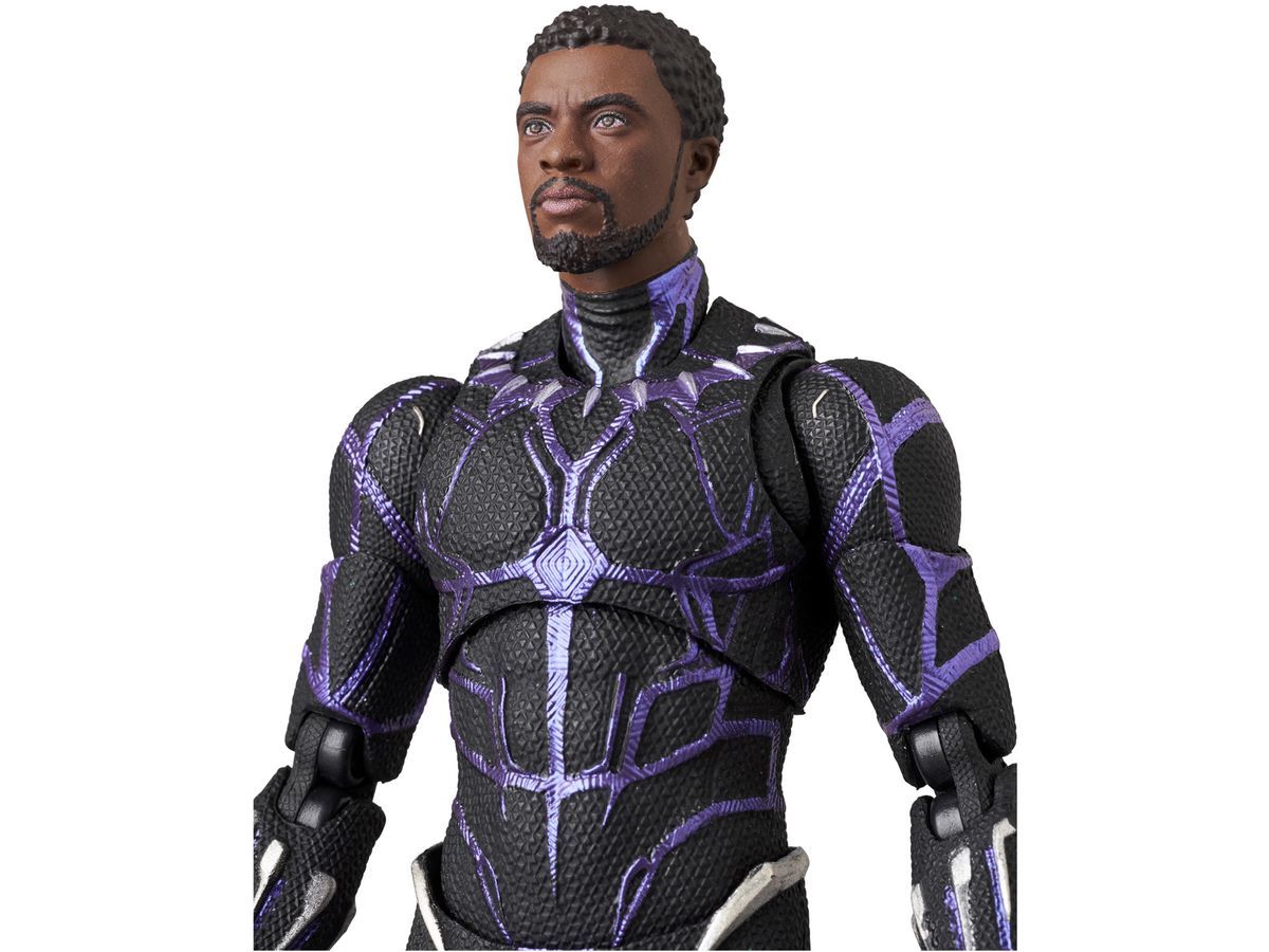 Avengers: Endgame MAFEX No.316 Black Panther (Vibranium Energy Ver.) Action Figure - Image 4