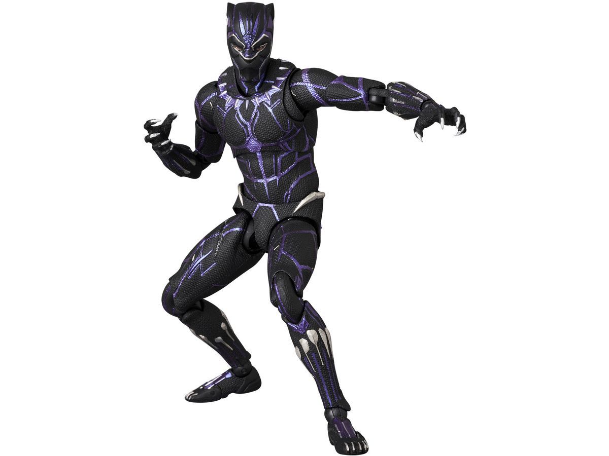Avengers: Endgame MAFEX No.316 Black Panther (Vibranium Energy Ver.) Action Figure - Image 6