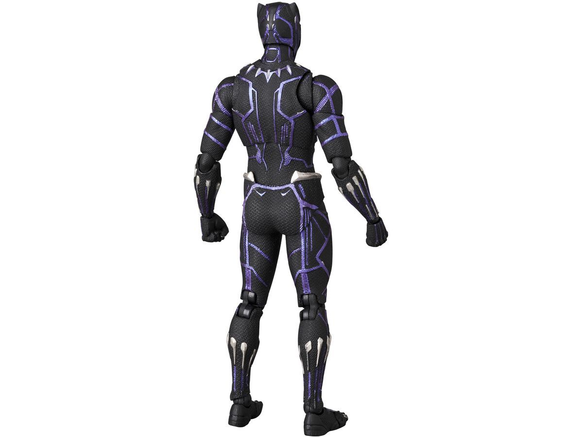 Avengers: Endgame MAFEX No.316 Black Panther (Vibranium Energy Ver.) Action Figure - Image 3