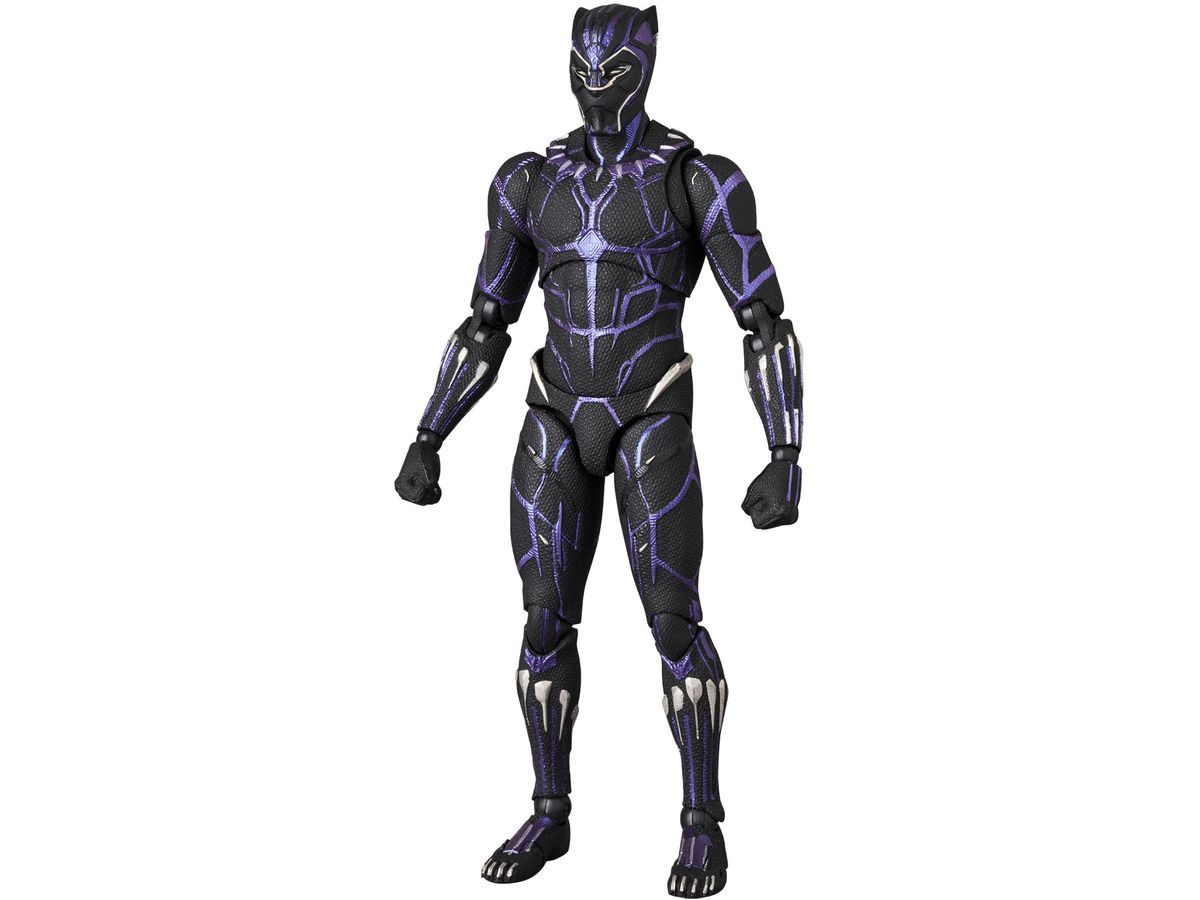 Avengers: Endgame MAFEX No.316 Black Panther (Vibranium Energy Ver.) Action Figure - Image 2