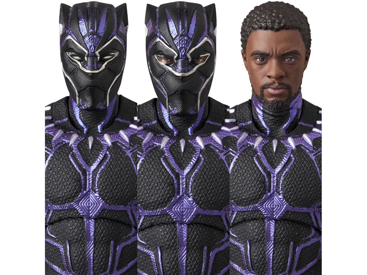 Avengers: Endgame MAFEX No.316 Black Panther (Vibranium Energy Ver.) Action Figure - Image 5