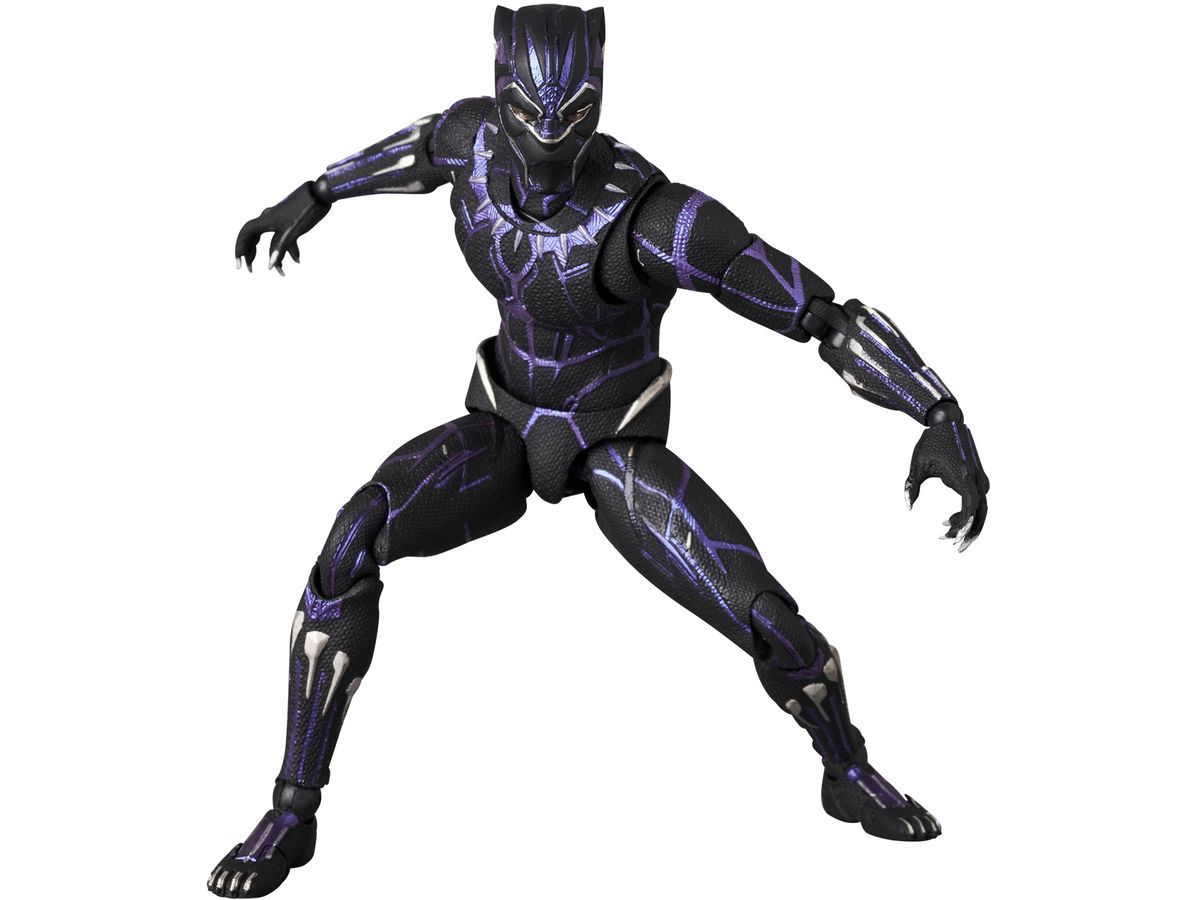 Avengers: Endgame MAFEX No.316 Black Panther (Vibranium Energy Ver.) Action Figure - Image 8