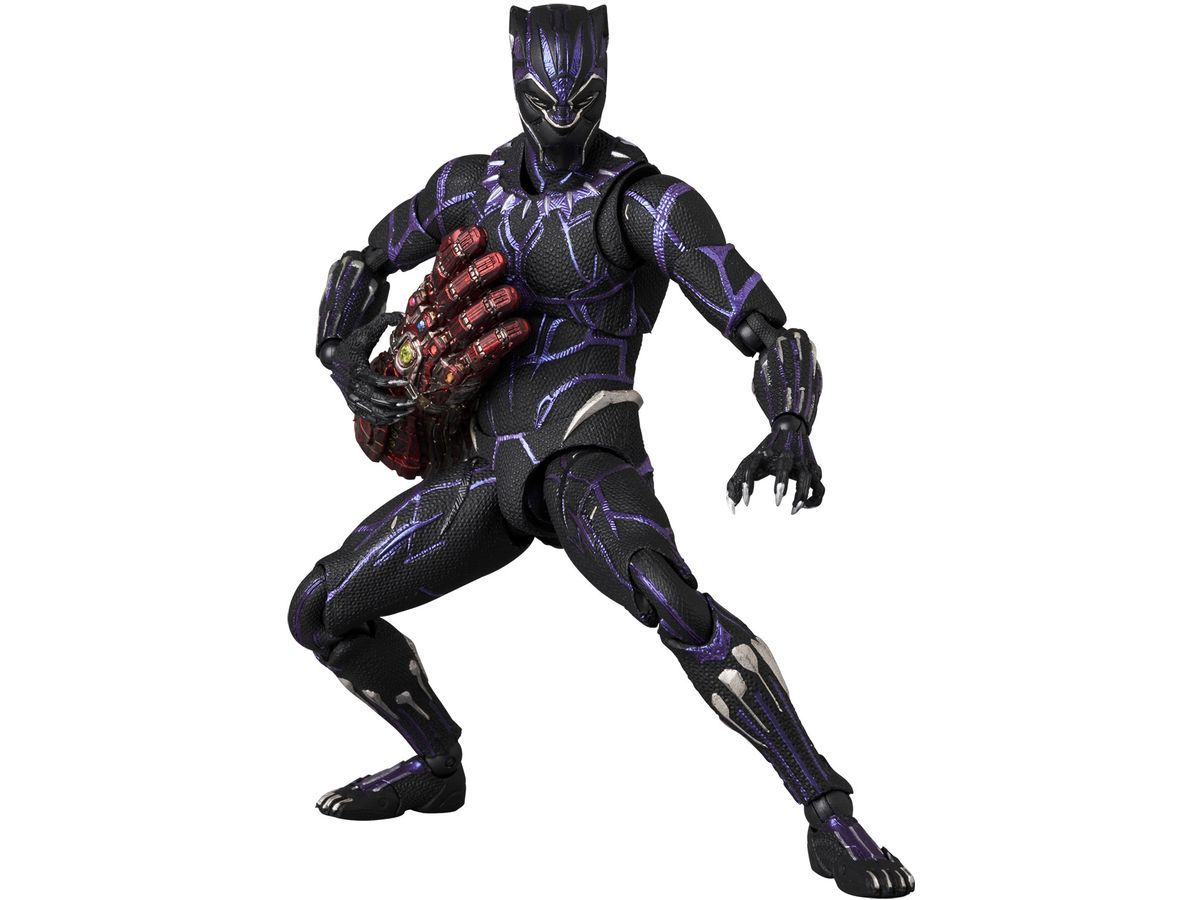 Avengers: Endgame MAFEX No.316 Black Panther (Vibranium Energy Ver.) Action Figure - Image 7